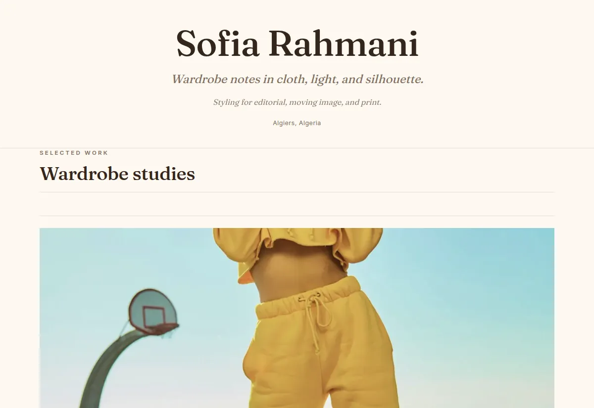 Editorial Luxe — ownz template preview