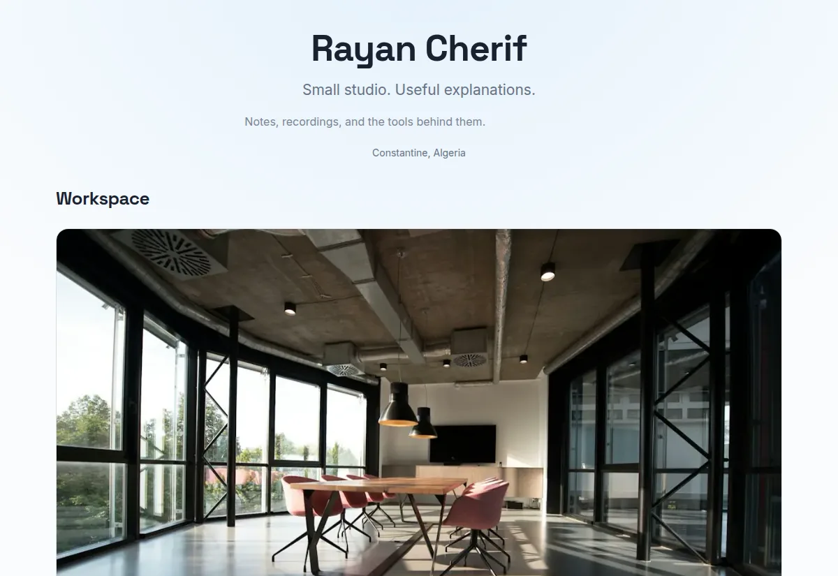 Spotlight — ownz template preview